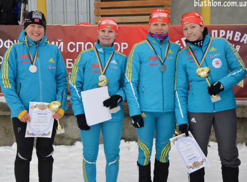 BURDYGA Natalya, SUPRUN Inna, MERKUSHYNA Anastasiya, POLESHCHYKOVA Olga