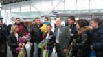 Meeting the ukrainian team in the airport after the world championship Meeting the ukrainian team in the airport after the world championship