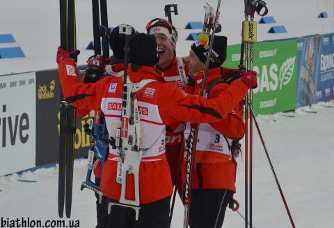 BJOERNDALEN Ole Einar, SVENDSEN Emil Hegle, BOE Tarjei, L'ABEE-LUND Henrik