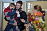 Meeting the ukrainian team in airport Kyiv