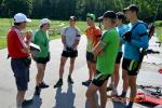 Training camp of national biathlon team in Sumy