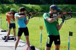 Training camp of national biathlon team in Sumy