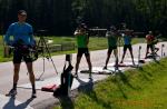 Training camp of national biathlon team in Sumy