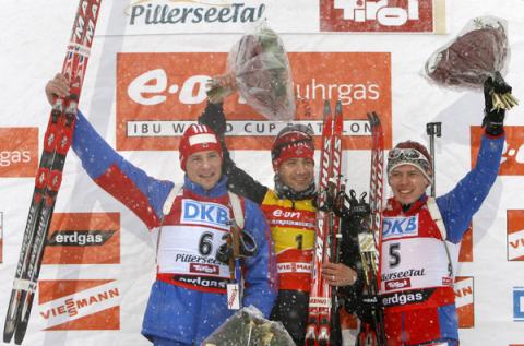 -  BJOERNDALEN Ole Einar   YAROSHENKO Dmitry   TCHEREZOV Ivan 