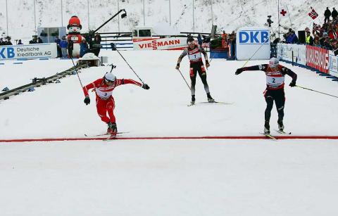 -  BJOERNDALEN Ole Einar   FISCHER Sven   POIREE Raphael 