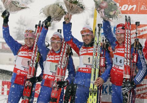   YAROSHENKO Dmitry   KRUGLOV Nikolay   TCHEREZOV Ivan   TCHOUDOV Maxim 