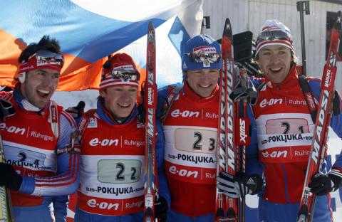   YAROSHENKO Dmitry   KRUGLOV Nikolay   MAKOVEEV Andrei   TCHOUDOV Maxim 