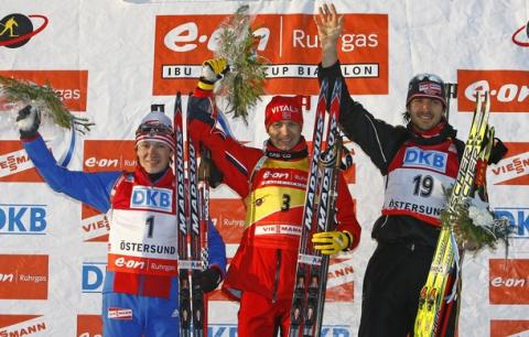 -  BJOERNDALEN Ole Einar   TCHOUDOV Maxim   WOLF Alexander 