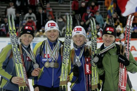   KHVOSTENKO Oksana   SEMERENKO Valj   SEMERENKO Vita   YAKOVLEVA Oksana 