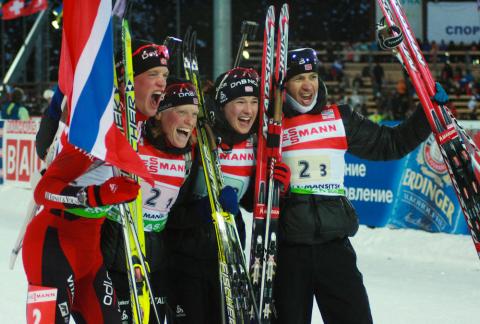 -  BJOERNDALEN Ole Einar   BERGER Tora -  FLATLAND Ann Kristin   BOE Tarjei 