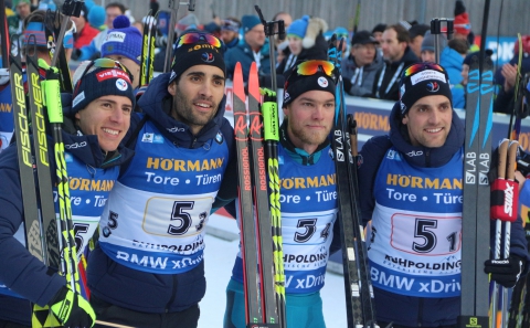   FOURCADE Martin   DESTHIEUX Simon   GUIGONNAT Antonin    FILLON MAILLET Quentin 