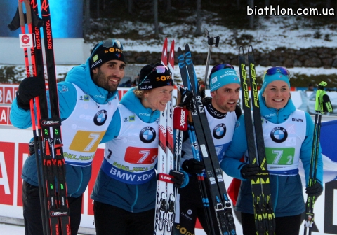   BESCOND Anais   FOURCADE Martin   DESTHIEUX Simon  - BRAISAZ-BOUCHET Justine 