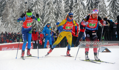   ECKHOFF Tiril   LESHCHENKO Iryna   BRORSSON Mona 