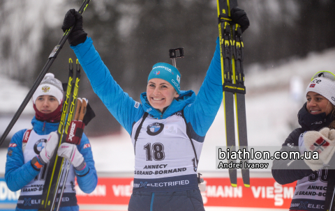   ECKHOFF Tiril   MIRONOVA Svetlana  - BRAISAZ-BOUCHET Justine 