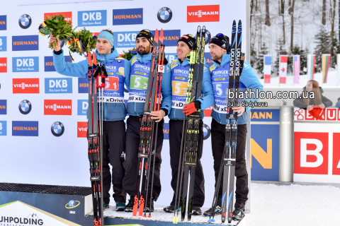   FOURCADE Martin   DESTHIEUX Simon    FILLON MAILLET Quentin   JACQUELIN Emilien 