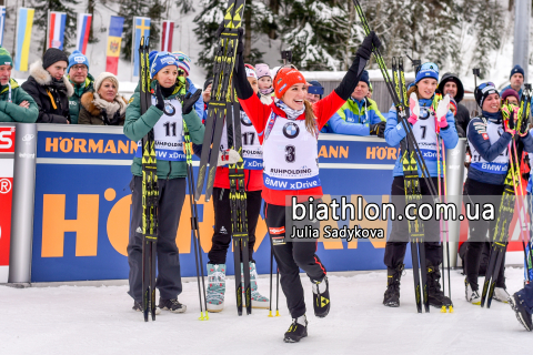  - BATOVSKA FIALKOVA Paulina   OEBERG Hanna    HAECKI GROSS Lena   PREUSS Franziska 