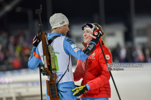 -  BJOERNDALEN Ole Einar   DOMRACHEVA Darya 