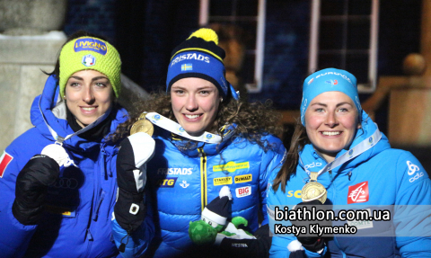   VITTOZZI Lisa   OEBERG Hanna  - BRAISAZ-BOUCHET Justine 