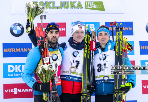   FOURCADE Martin    BOE Johannes Thingnes   CLAUDE Fabien 