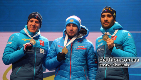   FOURCADE Martin   LOGINOV Alexandr    FILLON MAILLET Quentin 