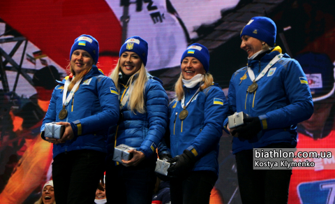   SEMERENKO Vita   BILOSYUK Olena   DZHIMA Yuliia   MERKUSHYNA Anastasiya 