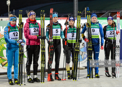   SEMERENKO Valj   BILOSYUK Olena   MERKUSHYNA Anastasiya   CHEVALIER Chloe   NILSSON Emma   BURTASOVA Evgeniya 