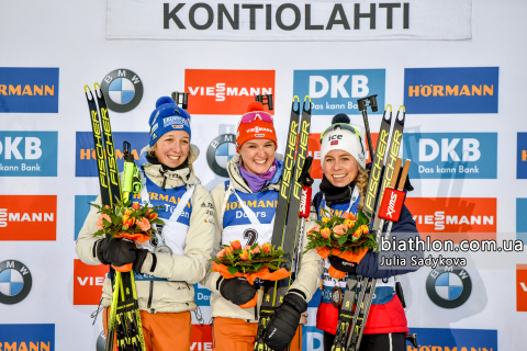   ECKHOFF Tiril   PREUSS Franziska  - HERRMANN-WICK Denise 