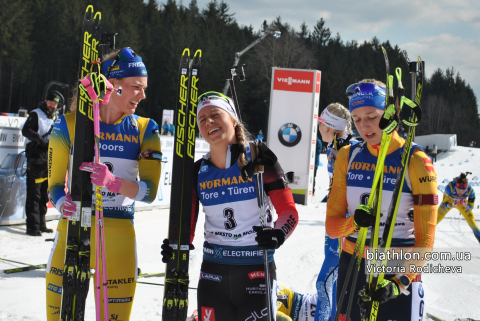   ECKHOFF Tiril   OEBERG Hanna   PREUSS Franziska 