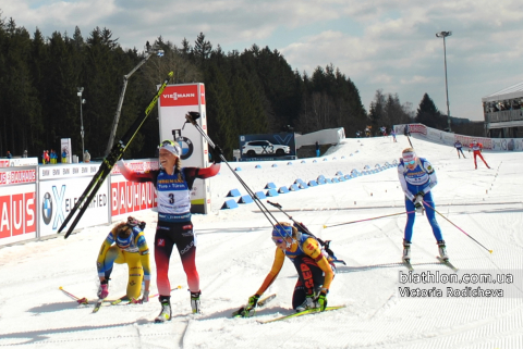   MAKARAINEN Kaisa   ECKHOFF Tiril   OEBERG Hanna   PREUSS Franziska 