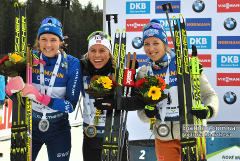   ECKHOFF Tiril   OEBERG Hanna   PREUSS Franziska 