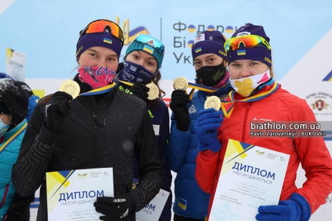   DMYTRENKO Kristina   VELIHORSKA Alina   CHALYK Daryna   SKRYPKO Hanna 