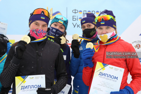   DMYTRENKO Kristina   VELIHORSKA Alina   CHALYK Daryna   SKRYPKO Hanna 