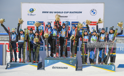   BESCOND Anais   LESHCHENKO Iryna  - CHEVALIER ANAIS-BOUCHET   BRORSSON Mona   ALIMBEKAVA Dzinara   () GESTBLOM (PERSSON) Linn   OEBERG Hanna  - BRAISAZ-BOUCHET Justine   SOLA Hanna   SIMON Julia   KRUCHINKINA Elena    OEBERG Elvira Karin 
