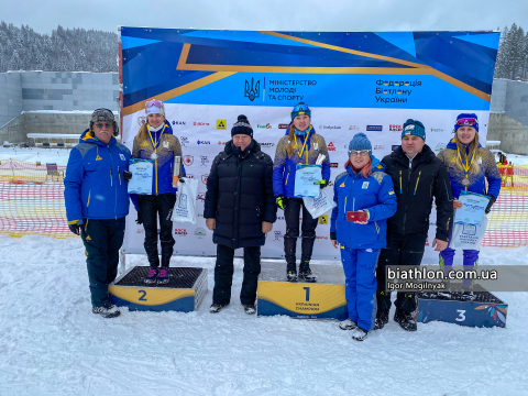   DERKACH Vyacheslav  - TSERBE NESSINA Valentina   ZHURAVOK Yuliya   BONDARUK Roman   BELKINA Nadiia   RASSKAZOVA Anastasiia 