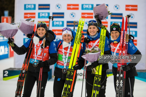   BESCOND Anais   CHEVALIER Chloe  - BRAISAZ-BOUCHET Justine   BOTET Paula 