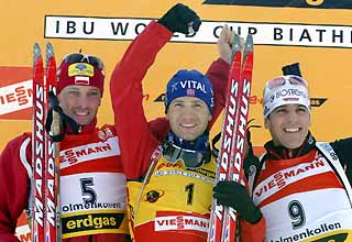 BJOERNDALEN Ole Einar, GROSS Ricco, SIKORA Tomasz