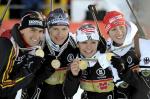 Чемпионат мира 2008, Остерзунд. Смешанная эстафета. Чемпионат мира 2008, Остерзунд. Смешанная эстафета.