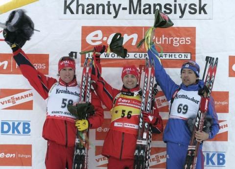 BJOERNDALEN Ole Einar, MAKOVEEV Andrei, SVENDSEN Emil Hegle