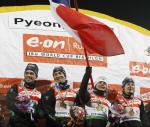 Чемпионат мира 2009. Смешанная эстафета. Чемпионат мира 2009. Смешанная эстафета.
