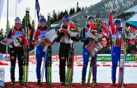 SOROKINA Natalia, HENKEL Andrea, EKHOLM Helena, NEUNER Magdalena, SLEPTSOVA Svetlana