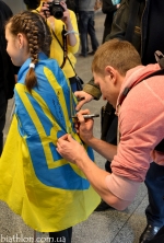 Встреча сборной Украины в аэропорту Встреча сборной Украины в аэропорту