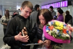 Встреча сборной Украины в аэропорту Встреча сборной Украины в аэропорту