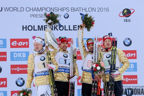 BJOERNDALEN Ole Einar, SVENDSEN Emil Hegle, BOE Tarjei, BOE Johannes Thingnes