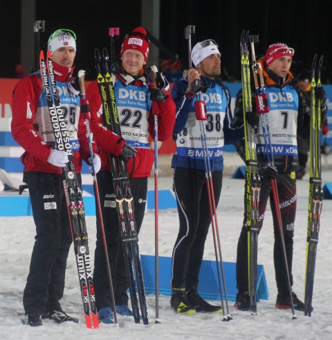 SVENDSEN Emil Hegle, ILIEV Vladimir, RASTORGUJEVS Andrejs, BOE Johannes Thingnes