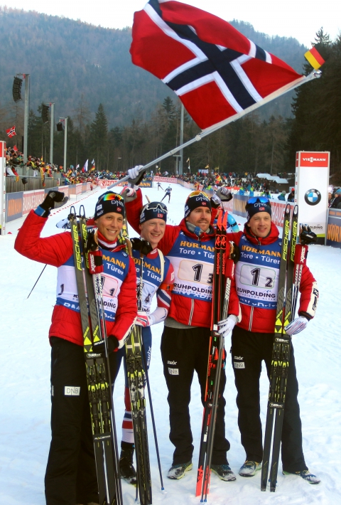 SVENDSEN Emil Hegle, BOE Tarjei, BIRKELAND Lars Helge, BOE Johannes Thingnes