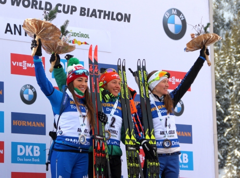 DOMRACHEVA Darya, WIERER Dorothea, DAHLMEIER Laura