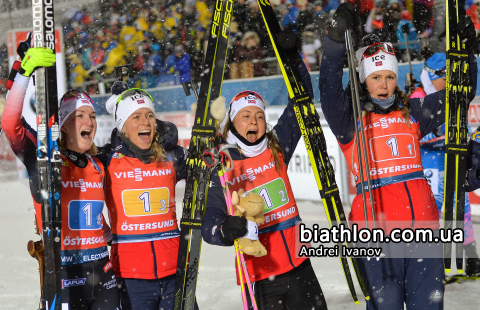 ECKHOFF Tiril, OLSBU ROEISELAND Marte, TANDREVOLD Ingrid Landmark, KNOTTEN Karoline Offigstad