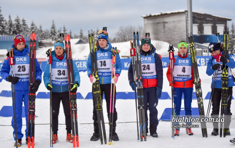 SEMERENKO Vita, LESHCHENKO Iryna, CHEVALIER ANAIS-BOUCHET, OLSBU ROEISELAND Marte, VITTOZZI Lisa, OEBERG Hanna