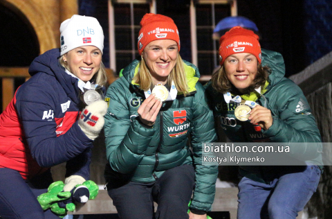 ECKHOFF Tiril, DAHLMEIER Laura, HERRMANN-WICK Denise