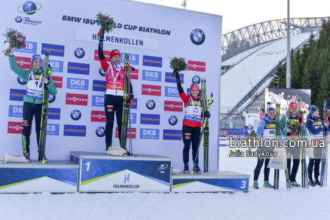 KUZMINA Anastasia, BATOVSKA FIALKOVA Paulina, OLSBU ROEISELAND Marte, PREUSS Franziska, AYMONIER Celia, HERRMANN-WICK Denise